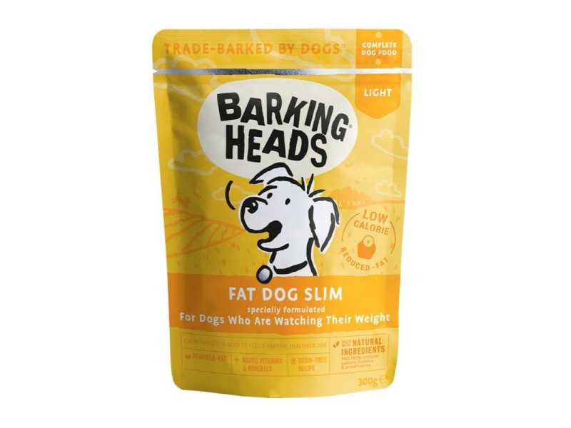 BARKING HEADS Wet Fat Dog Slim Lieknėjantiems 300g 10vnt