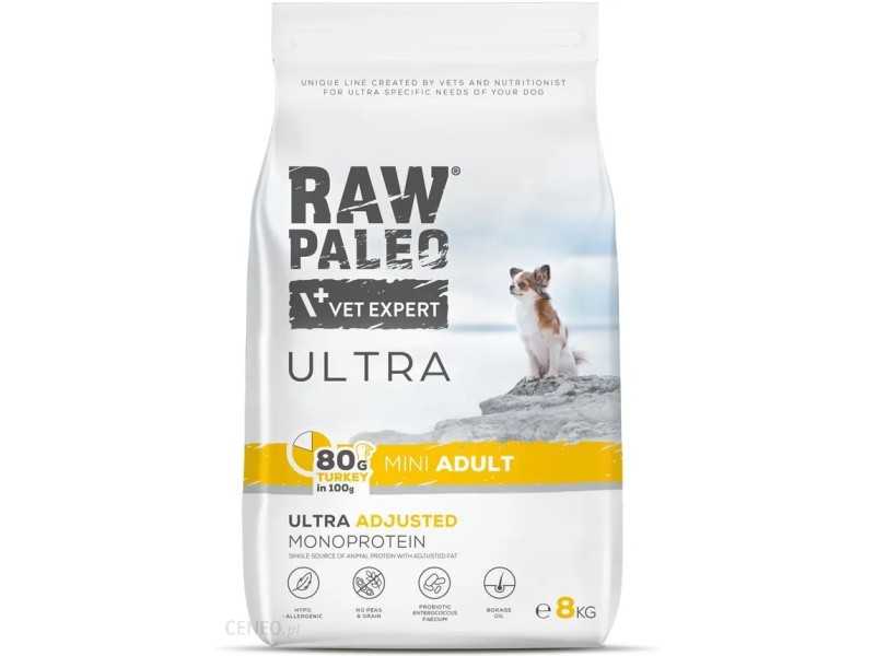 Raw Paleo Ultra Adult Mini Pašaras šunims su kalakutiena 8kg